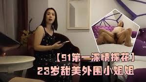 【91第一深情探花】23岁甜美外围小姐姐，数完现金好开心，极度配合被干逼，娇喘阵阵
