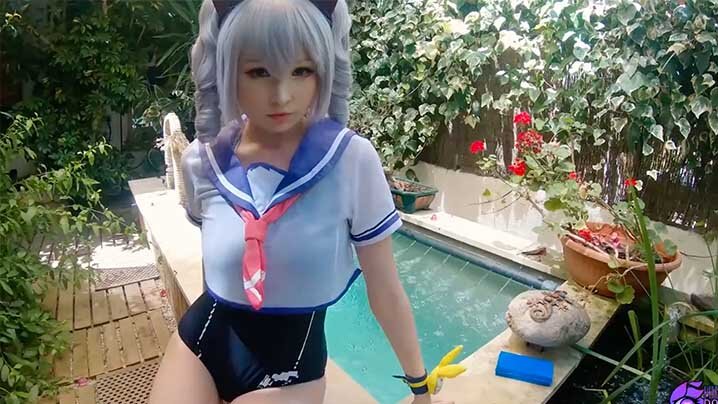 【Cosplay扮演】叫女友COS成我爱的角色.无套性爱自拍流出