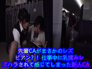 [4K]DANDY-873 资深空姐其实是女同性恋吗？ ！新空姐在工作中接受乳房按摩并遭受女同性恋骚扰，第 3 部分