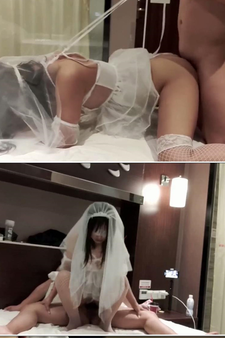 [國產劇情]約妹大神『91小葵花』之白蕾絲新娘 婚紗下的淫蕩美嬌娘 無套抽插