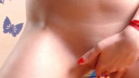 Hot Blonde Fingers Herself to Orgasm