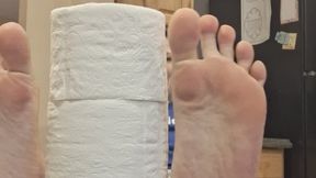 Paper towels and tp measuring