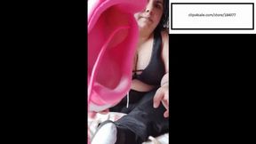 Mila1_Fox workout hyperhidrosis feet