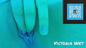 victoria wet - masturbation in the solarium
