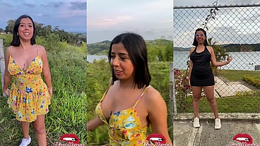 Public video compilation - exhibitionism, I'm a bitch who loves to show everything in public and to be watched