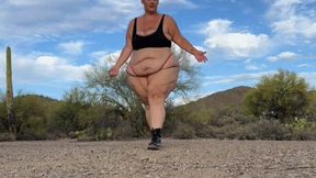 Belly Goddess Takes Over The Desert