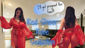 Red Sheer Robe Seduction {480WMV}