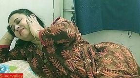 Hot Indian MILF rides hard, cums with shaved pussy creampie!