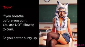 Ahsoka Tano submission to her Master's Joi - Intense Breath & Cognitive Play