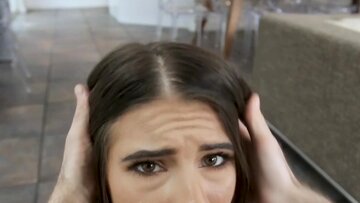 MILF dominated into giving a blowjob and being dri