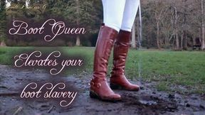 Boot Queen Elevates your Boot slavery