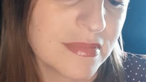 sexy, sensual, up close smoking