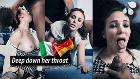 Deep down her throat - Giulia