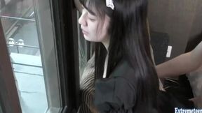 Akemi's Uncensored Maid Cosplay Creampie Filled With Train-Throbbing Passion