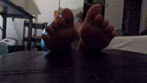Tiny Human On Giantess Foot Rest POV 1080 smaller