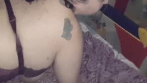 BBC Bends Me Over the Bed Fucks Me Hard and Deep Doggy
