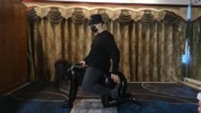LUNA230_Story of master 200lb train agent girl 130lb into his slave latex ponygirl and a new member of his stable
