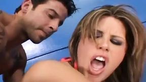 Lisa Sparxxx gets anally penetrated, jiggling her humongous breasts, oiling her butt🍑 cheeks