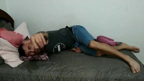 acordando de barraca armada ?? e indo pro banho de cueca branca ?? video proibido e banido das redes sociais ?? #allanguerrag...