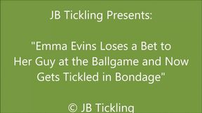 Emma Evins Gets Tickled After the Ballgame - SD