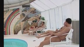 Young Dara Gangbanged By The Indoors Pool! (1st half wmv)