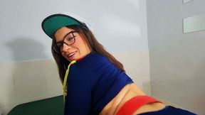 Farting POV navy mistress, by Satina, (cam by Manu)