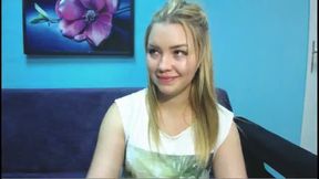 Melannie Sexy Play Herself on the Webcam
