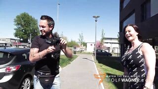 Julia Exclusiv: A German Milf with huge fake titted and