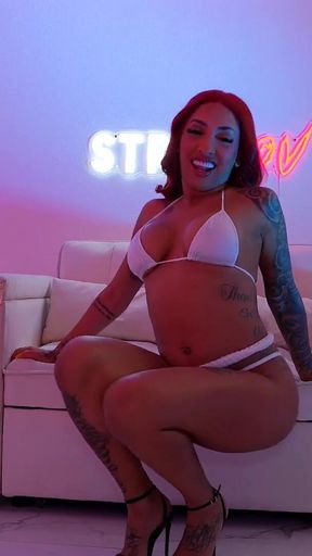 Iconic moment from &quot;Kona Jade: Bubble-Butt Ebony Slut Rides Cock Like a Fucktoy in POV&quot;