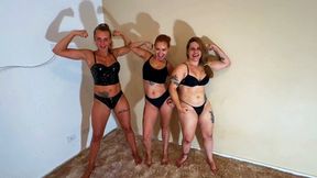Putting it to rest training two, Gender Battle: BJJ Bad Girl, Manu Albertine, Xena and Slave FULL HD