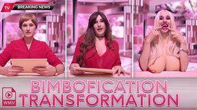 Bimbofication Transformation Magic control Gas Boob Growth From Karen to Bimbo Newsreader TF - WMV FullHD