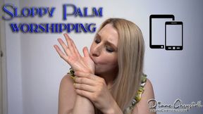 Sloppy palm licking hand worship ( Mobile&Tablet version )