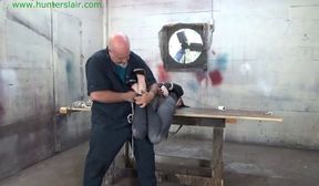 goth brat carried into the basement and tied up