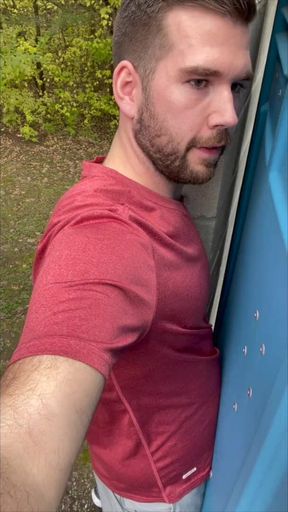 Jay Mason gets caught jacking off by TWO GUYS