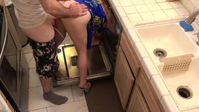 stepmom stuck in the dishwasher