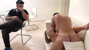 colombian pornstar fucking handsome guy in front of her husband - sara blonde