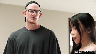 BLACKED Tattooed Babe Sakura Trades BF For BBC In First Blacked Scene
