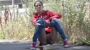 Sweatshirt and Sneakers