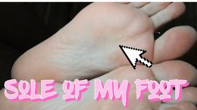 Close-up of my soles – Worship my feet