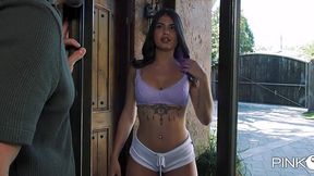Elena Spano Gets Her Holes Double Stuffed by Italian and American Cock