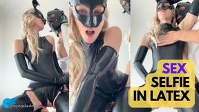 Sex Selfie: Latex Domina trains her Toyboy