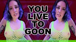 YOU LIVE TO GOON - Mesmerizing ASMR Gooner Mantras with Layered Audio by Miss Faith Rae with Jerk Off Encouragement - MKV