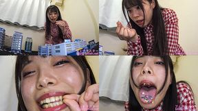 Kyoka Suzune - Giantess Cute girl Kyoka's innocent destruction of the city part1 gia-129-1 - 1080p