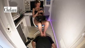 Doing Her Work In The Office (4K)