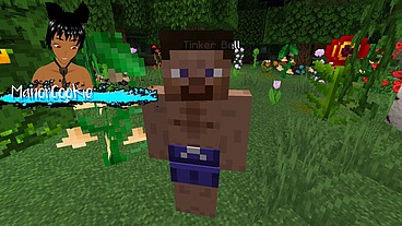 The Jenny Mod Fapcraft Minecraft sex mod - Fucking Tinker Bell from Peter pan and cumming in her