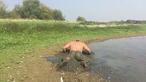 Jons naked mud fun 2016