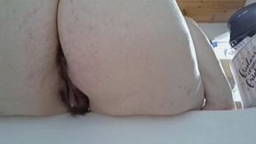 Little slave follows me to the bathroom to see my hot pee 720HD