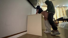 Two Classmates Having a Very Good Time