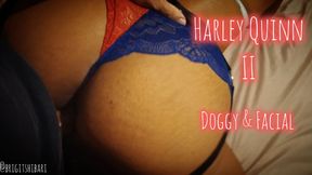Harley Quinn II: fucking doggystyle and finishing him on her face | 4k