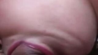 Busty British minx teases old cock before anal and cumshot